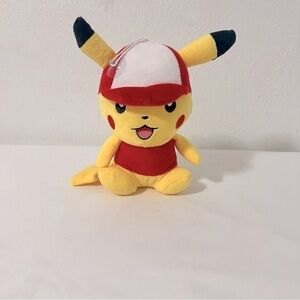 Pokémon Pikacchu Stuffed Plush 8’ Toy Character Doll Suction To Hang in Car EUC